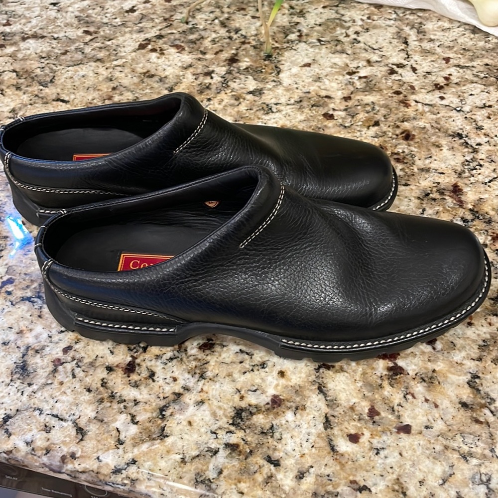 Cole Haan Country Leather Slip-On Clog, Black, Women's 9